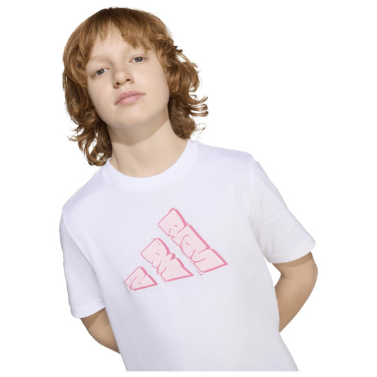 Adidas Παιδική κοντομάνικη μπλούζα Graffiti Graphic Tee